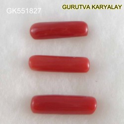 Ratti-11.00 (10.00CT) 3 Pcs Red Coral Seller Pack